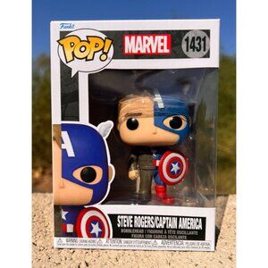Funko Pop! Marvel: Steve Rogers/Captain America (#1431, NEW)